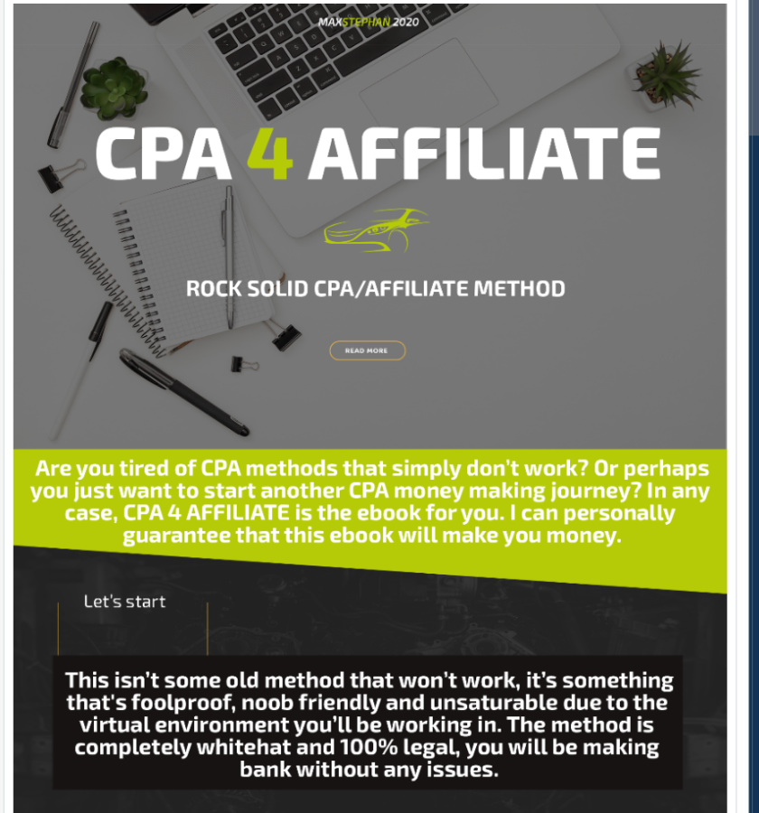 CPA 4 Affiliate – Smart CPA Method To Make $500 Daily