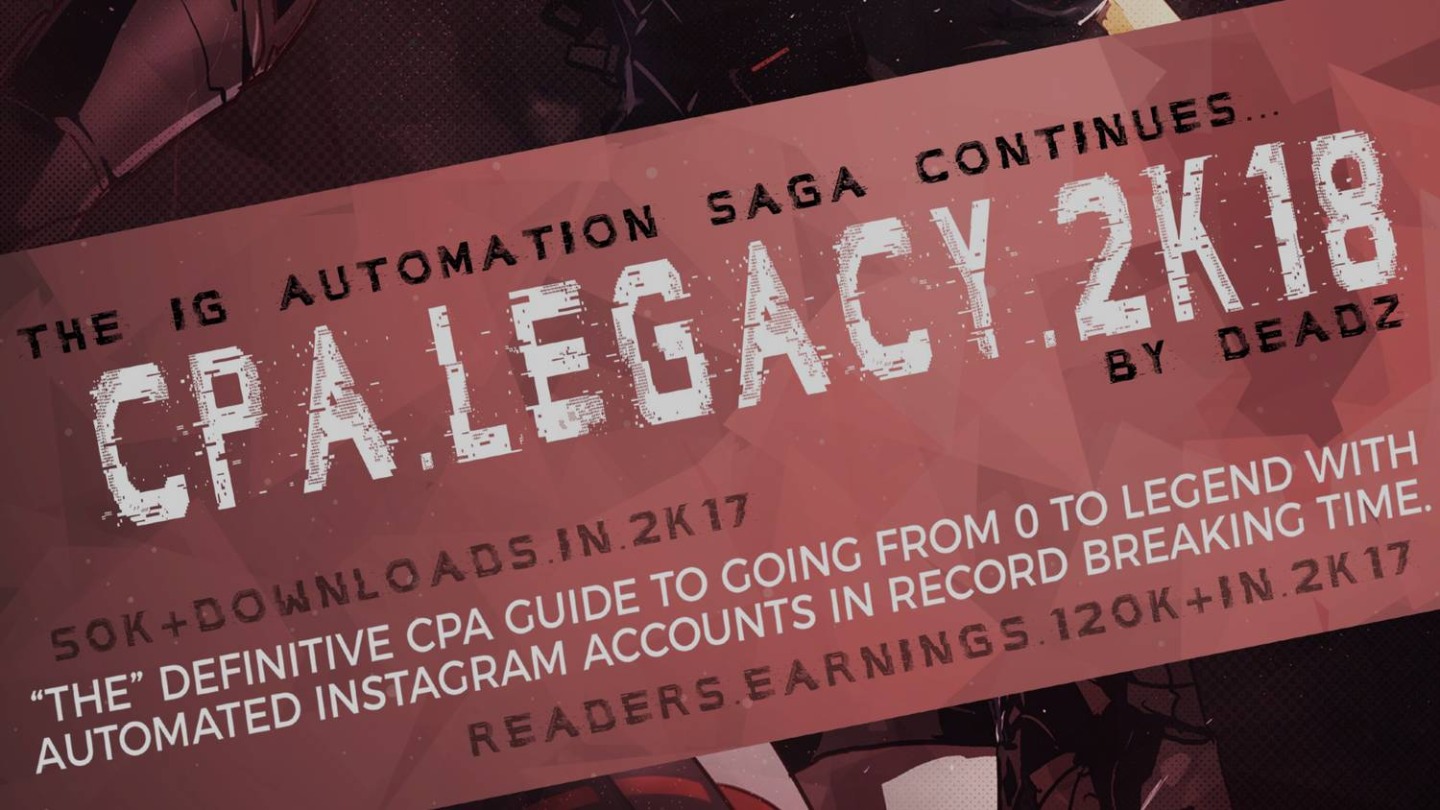 CPA Legacy - Make Easy $50+/Day [METHOD]