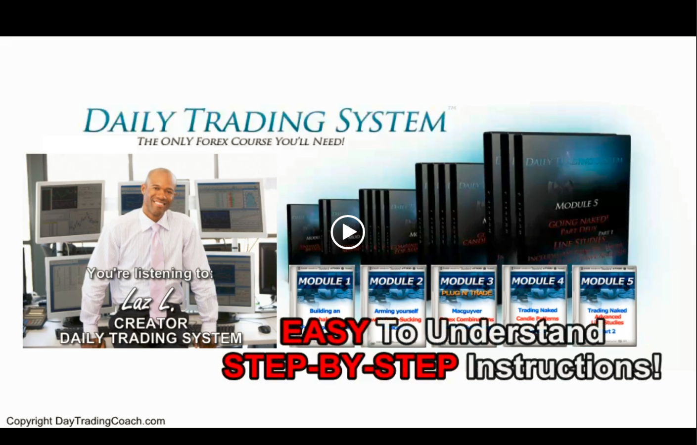 Laz Lawn – The Forex Daily Trading System  - $87