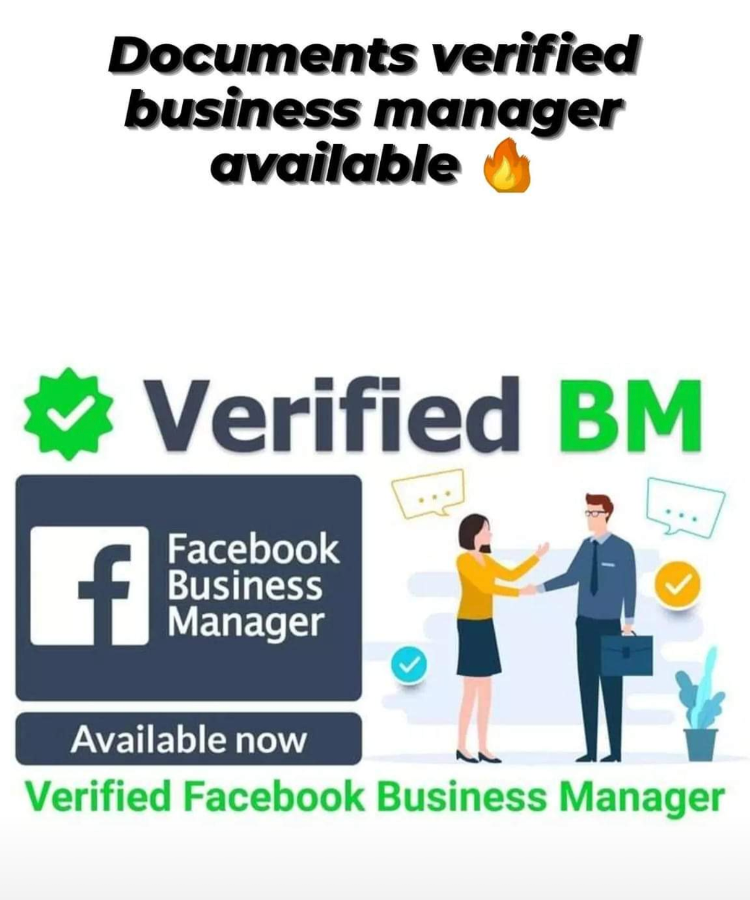 Facebook business manager accounts verified