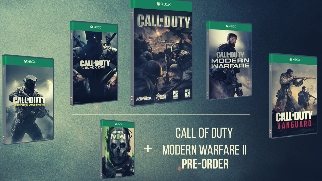 ALL Call of Duty Games in one Account + MW II preorder