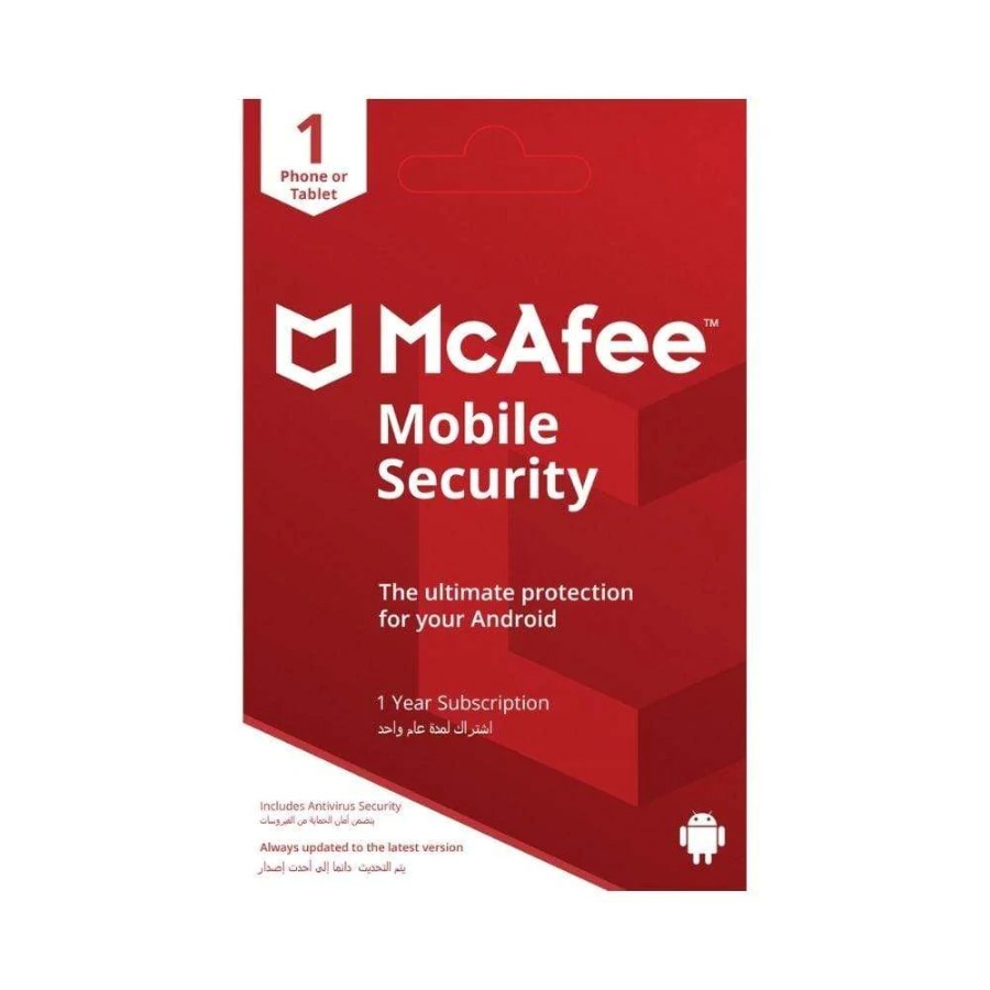 McAfee Mobile Security 1 Year 1 Android