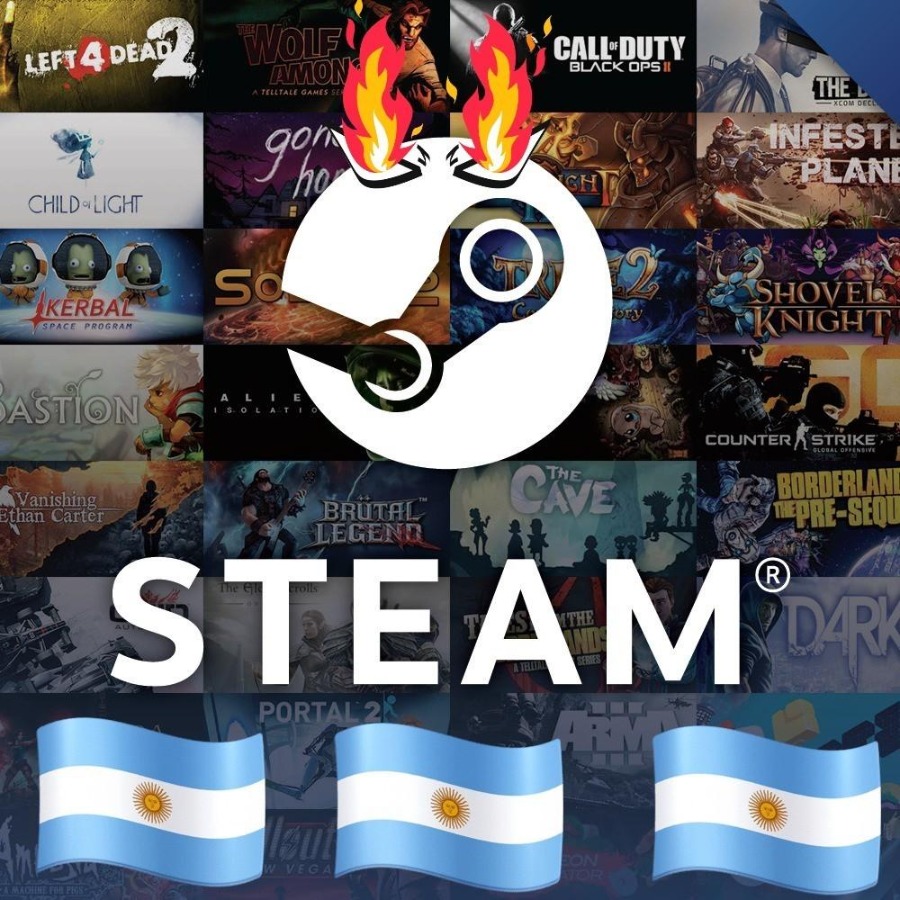 Fresh Steam Account/Argentina/ Full access+5 Gold Keys