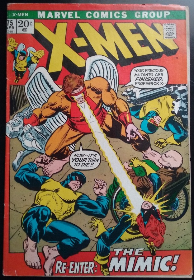 X-Men #75 Comic Book Low Grade Reader's Copy 1972