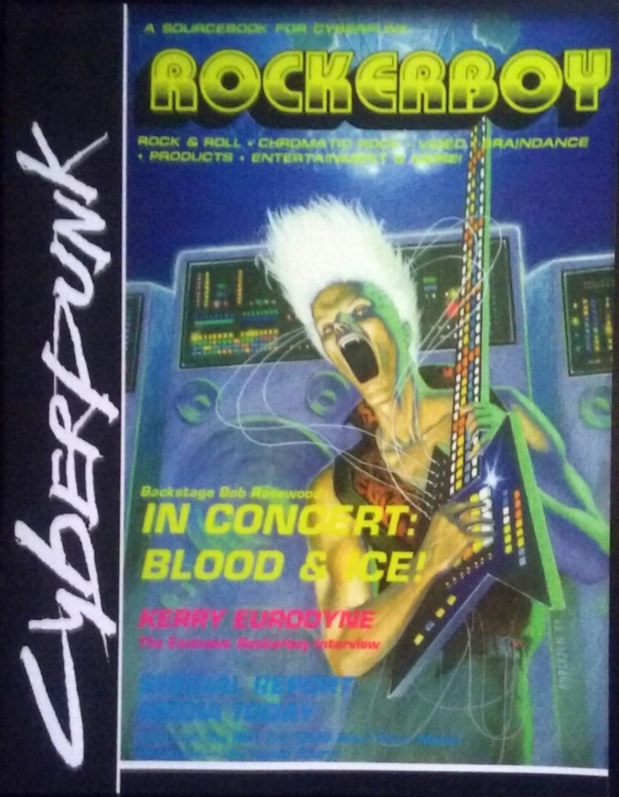 Rockerboy Cyberpunk RPG Talsorian Games #3401 1989
