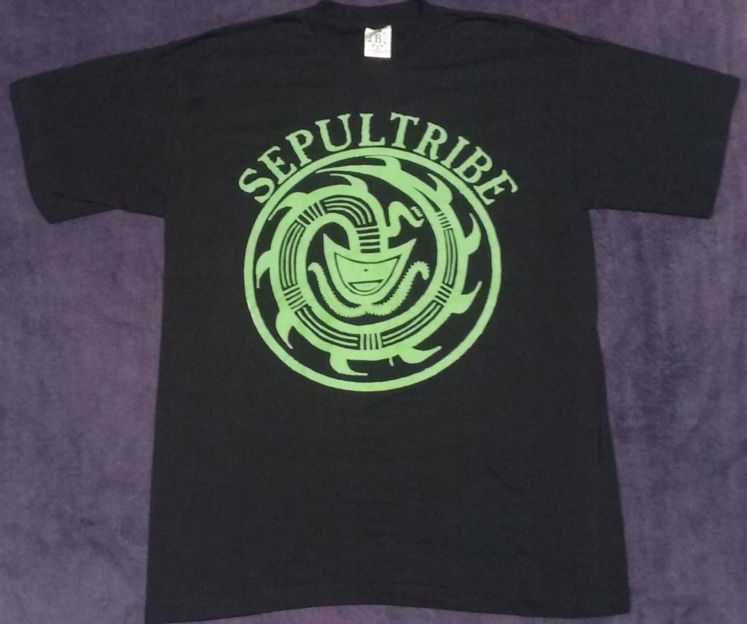 Sepultura Sepultribe T-Shirt Blue Grape Official Rare