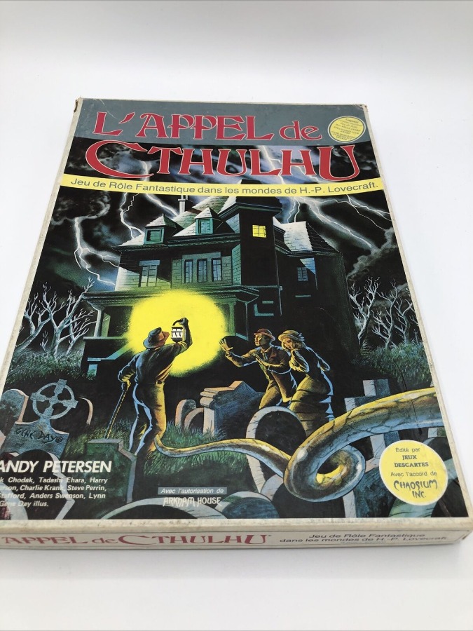 L'appel de Cthulhu RPG French 1st Ed. 1981 Rare