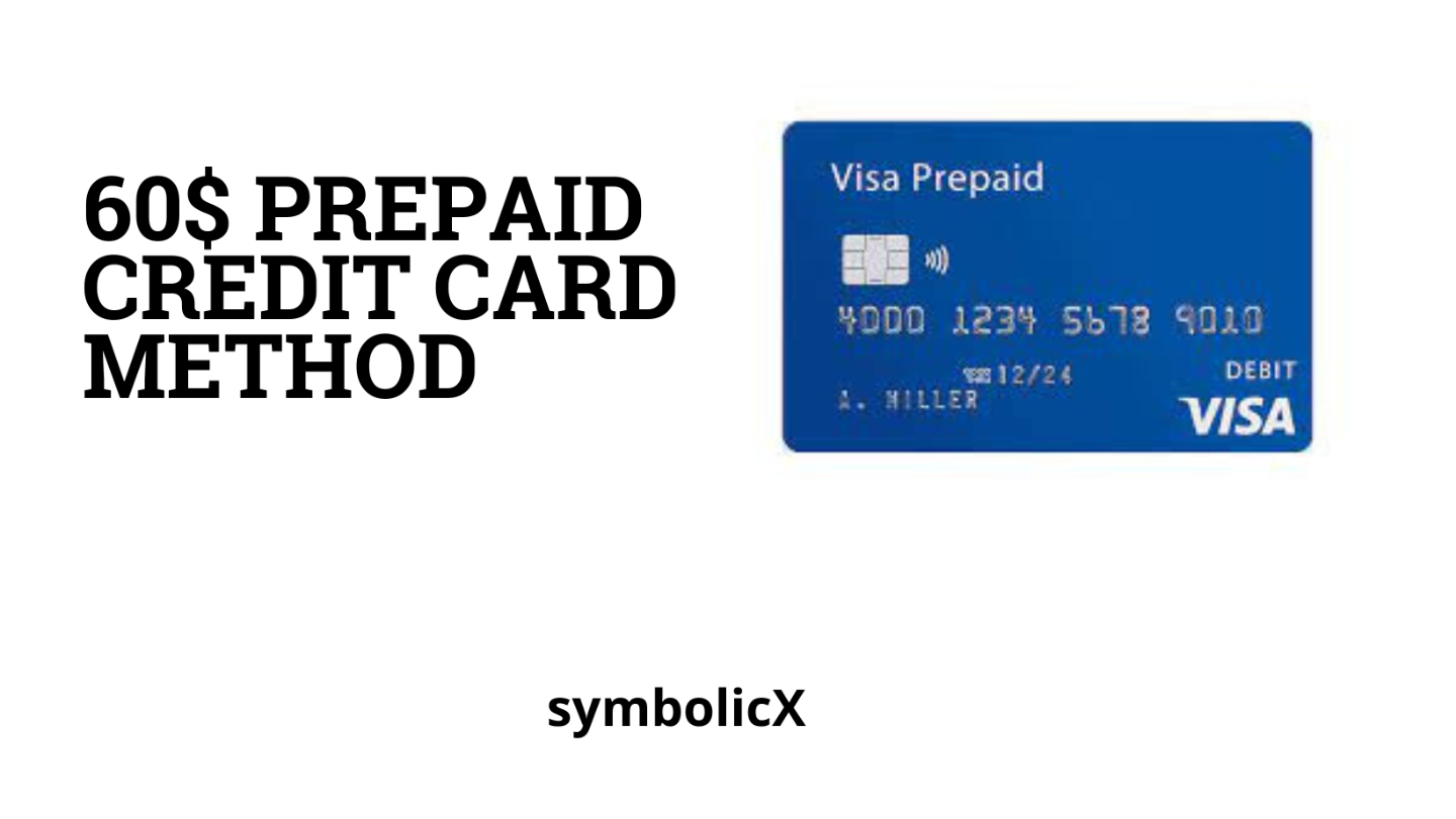 [E-Book] 60$ PREPAID CREDIT CARD METHOD