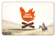 Cowboychicken Gift Card $100 number + pin