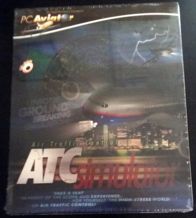 SEALED ATC Simulator Aerosoft PC Aviator 2001 Very Rare