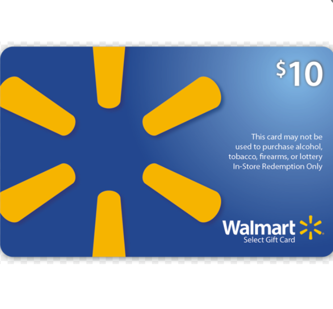 $10 Gift card Walmart