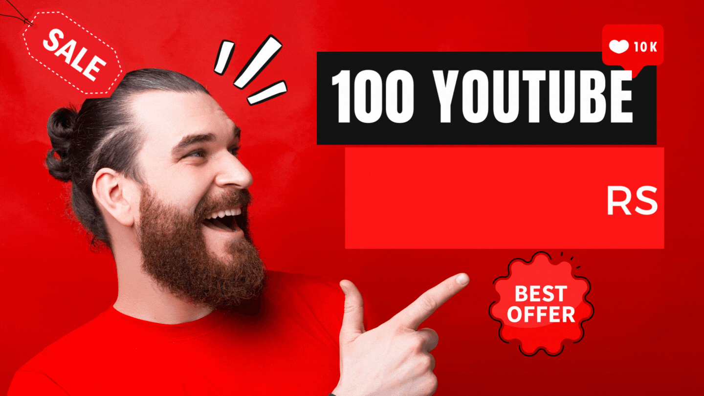 Get Cheap YouTube Subscribers (100)