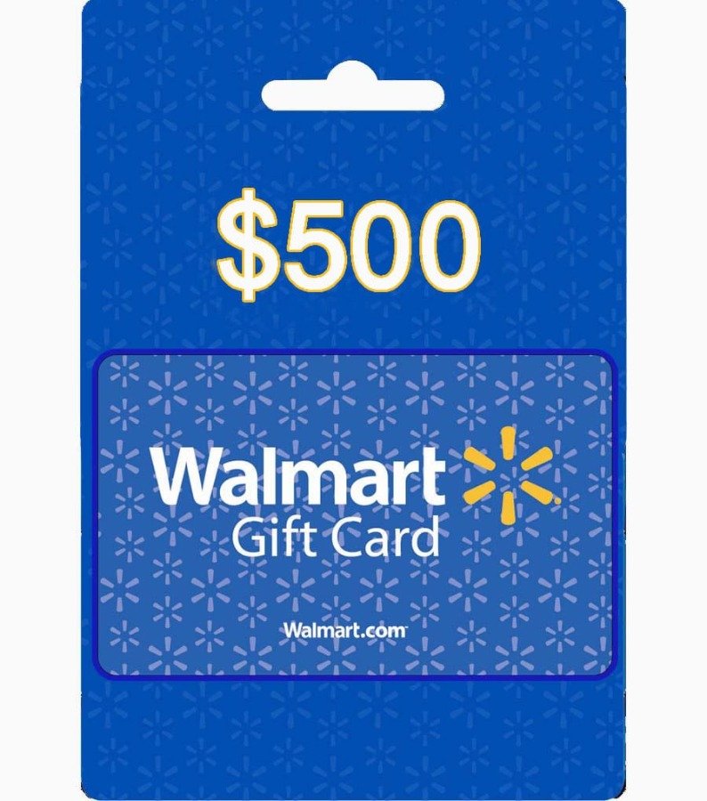 500$ Walmart Gift Card