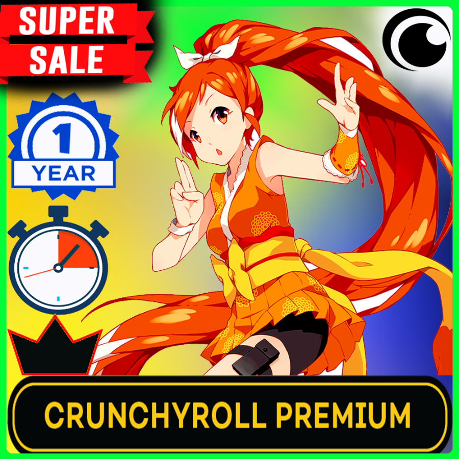 Crunchyroll 12 months ACCOUNT MEGA FUN