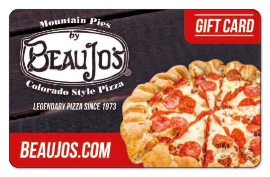 Beau Jo’s Colorado Style Pizza GC 200$