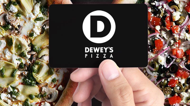 $25 Dewey's Pizza Giftcard