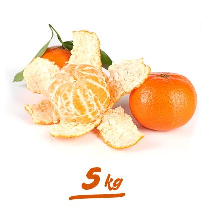 Caja de 5 Kilos de Naranjas mandarinas Clementinas