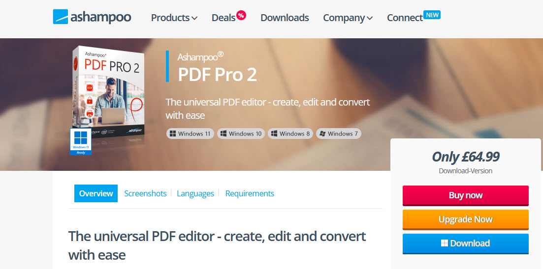 Ashampoo PDF Pro 2 ✔️ LICENSE KEY