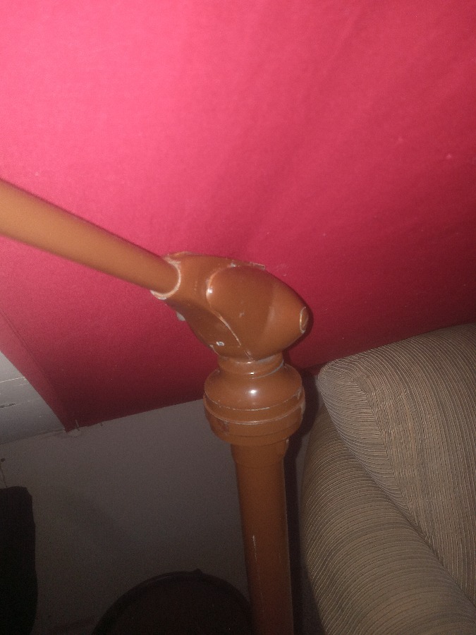 Antique Brass Adjustable Lamp 5FT Long