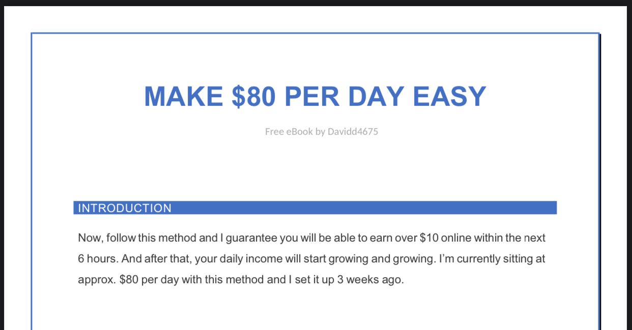 Make 80$ per day with adult cpa