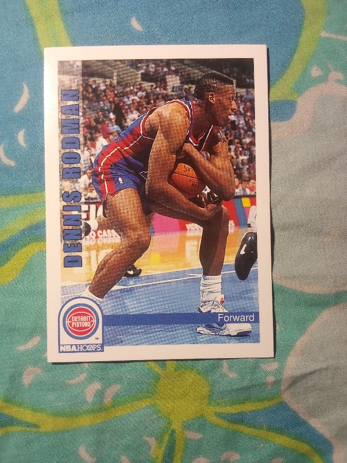 Dennis rodman NBA hoops sport basketball trading cards