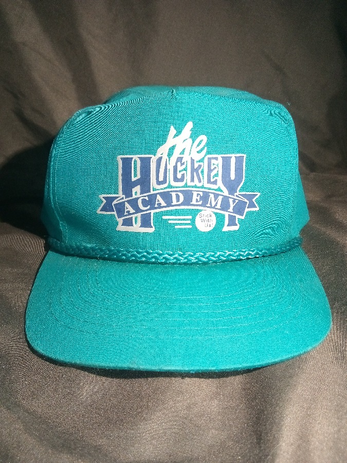 Vintage The Hockey Academy stick with us hat