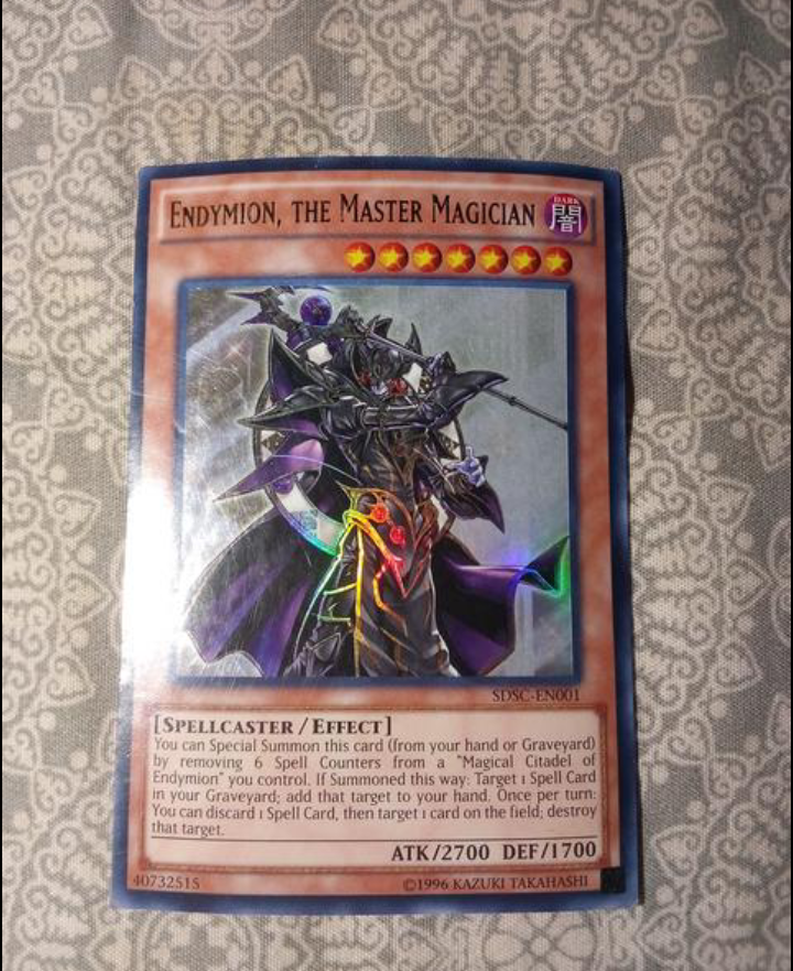 Endymion, The Master Magician SDSC-EN001 Yugioh card