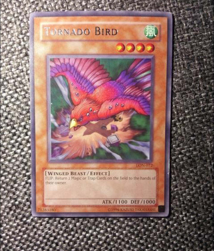 Tornado Bird LON-072 Yugioh trading card