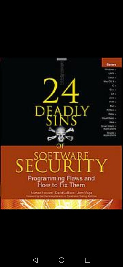 Ebooks 24-DEADLY-SINS Of software security
