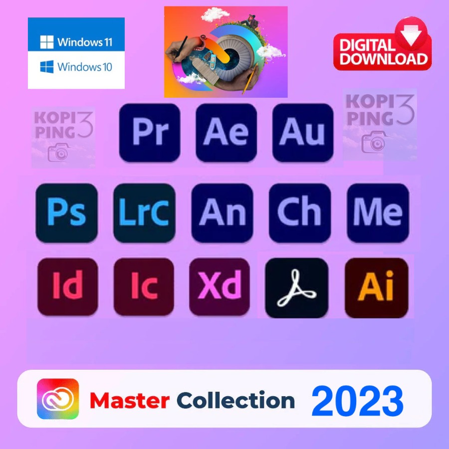 Adobe Master Collection 2023 For Windows10/11