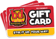 Bd's Mongolian Grill Gc 100$ (Instant Delivery)