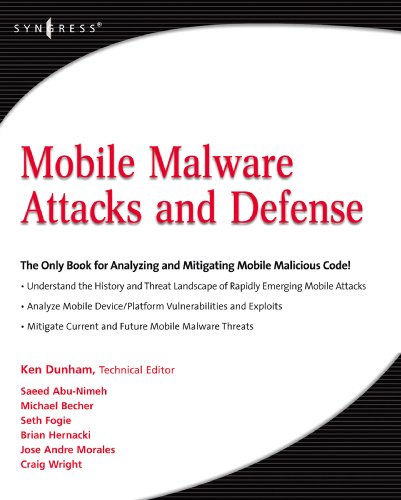 Ebook  Mobile Malware - Attacks and Defense .