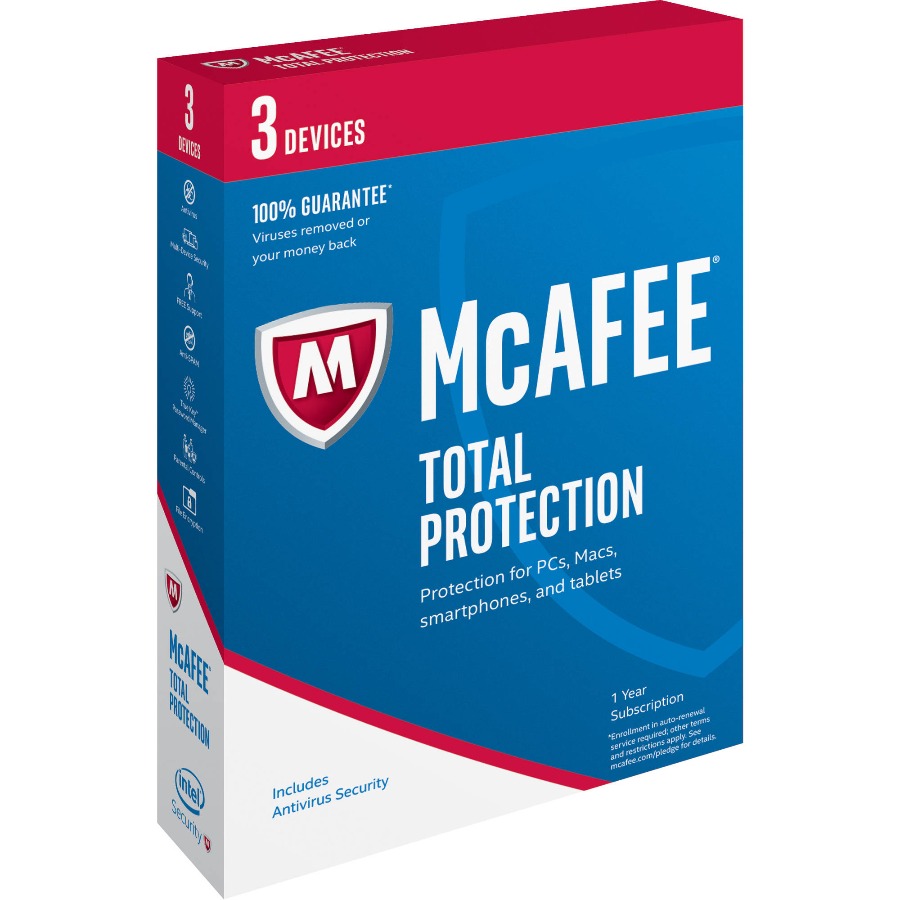 McAfee Total Protection- 3 Devices ( 3 year )
