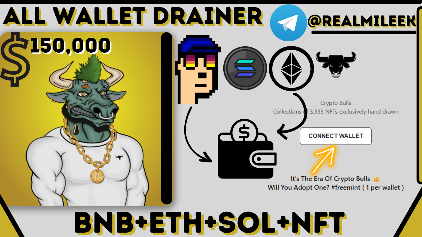 send you a wallet drainer script for NFT ETH SOL $28900