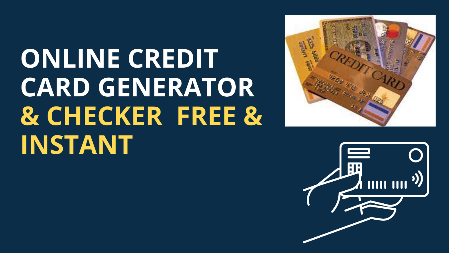 ONLINE CREDIT CARD GENERATOR & CHECKER  FREE &am...