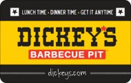 Dickeys 100$ Gift Card with Pin