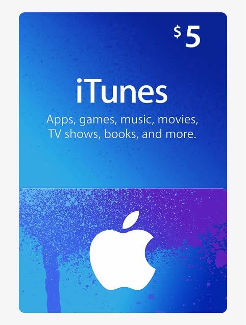 get instantly iTunes gift Card value 5sd