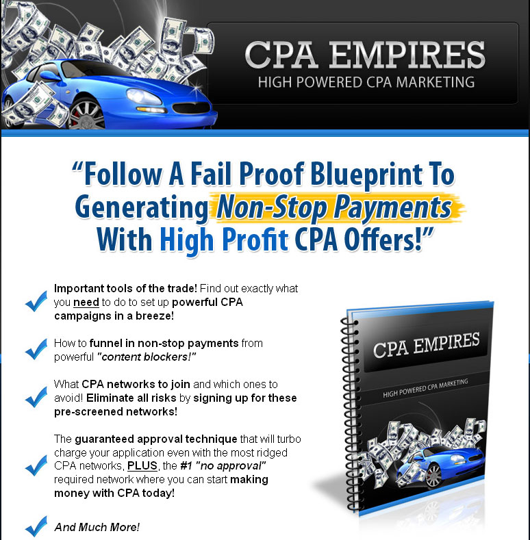 CPA Empires  High Powered CPA Marketing