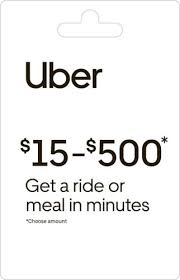 Uber 250$ Giftcard