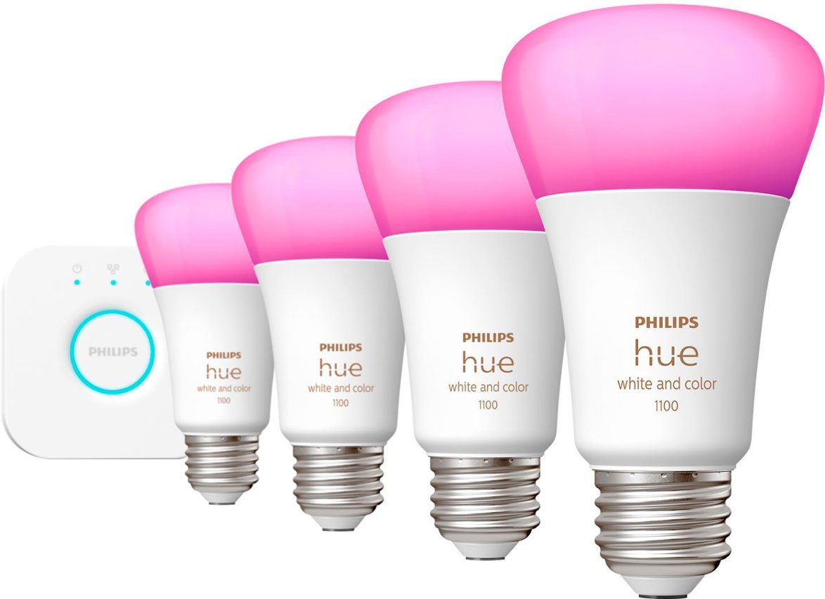 Philips - Hue White and Color Ambiance Starter Kit