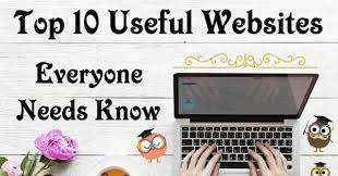 10 useful websites ,  Everyone needs to know