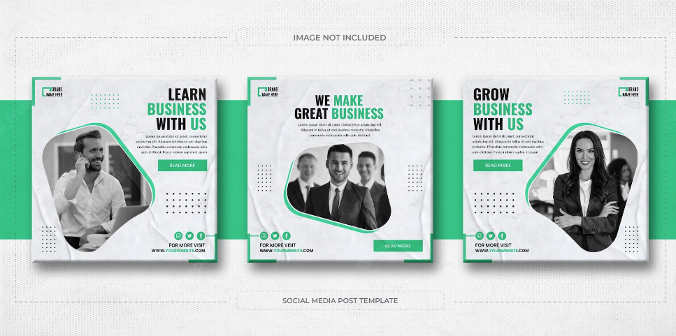 PSD social media post and web banner template