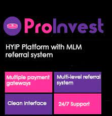 Proinvest HYIP Platform + Installation Help