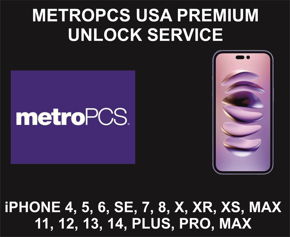 MetroPCS USA Premium Unlock Service, iPhone All Models
