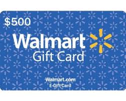 Walmart 500$ E-Giftcard