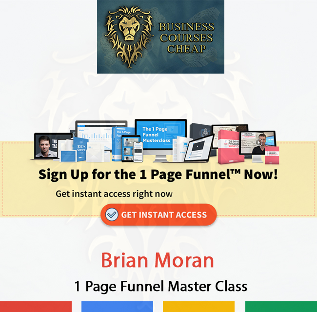 BRIAN MORAN - 1 PAGE FUNNEL MASTER CLASS