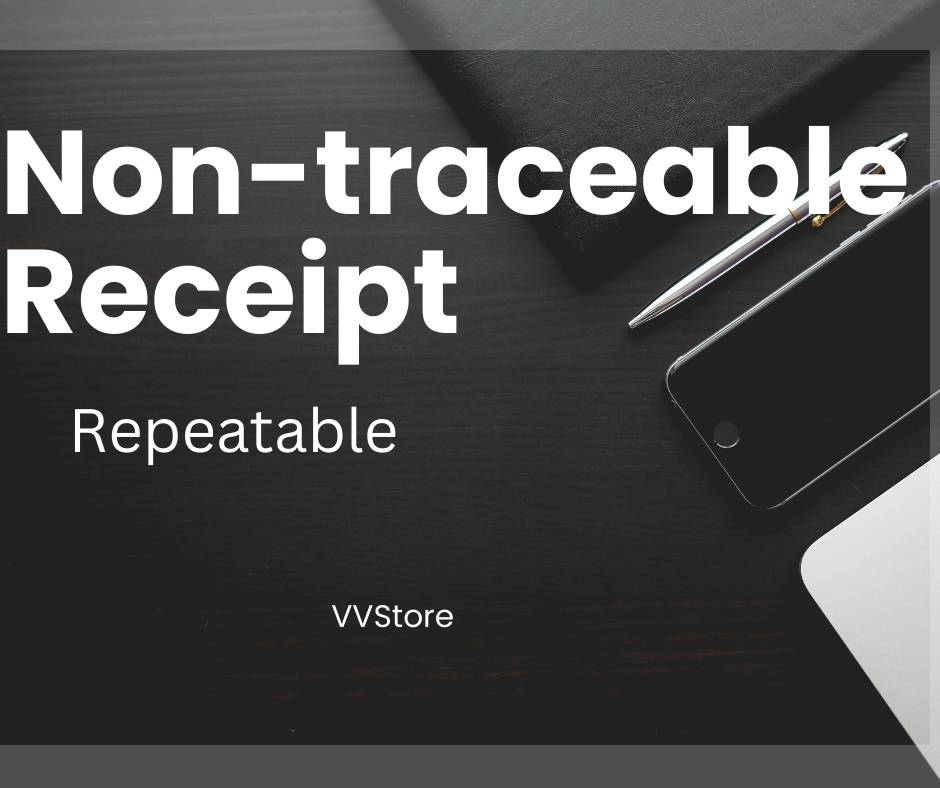 Non-traceable Receipt