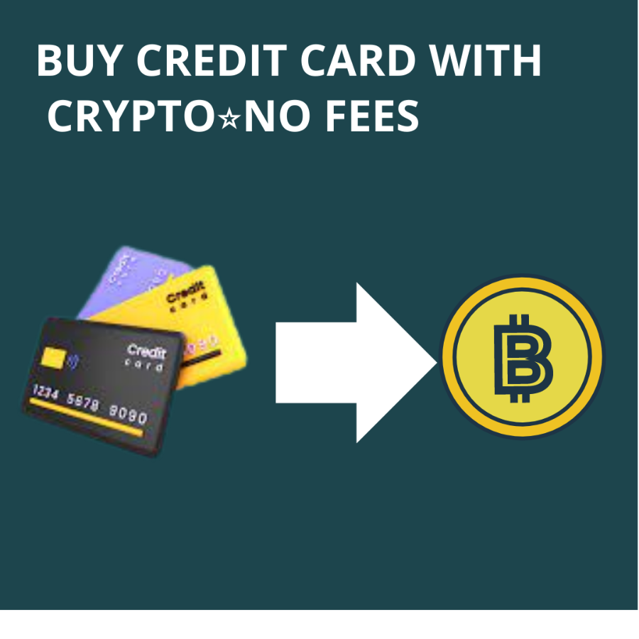 BUY CREDIT CARD WITH CRYPTO⭐NO FEES
