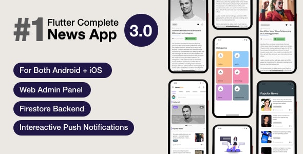 News Hour – Flutter News App with Admin Panel v5.0.4