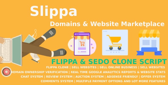 Slippa Domains Website,App & Social Media Market...